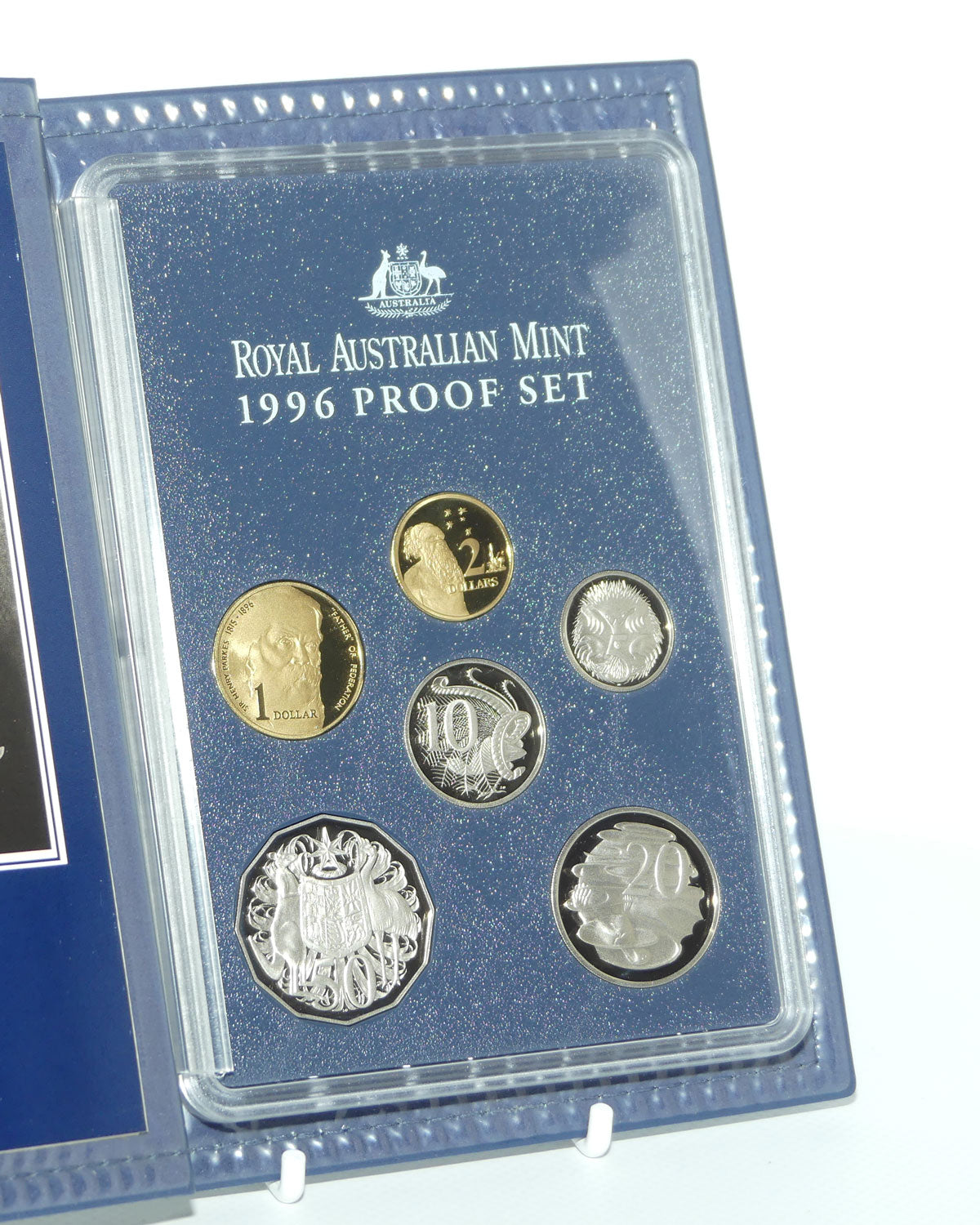 RAM 1996 Proof Coin Set | Featuring Sir Henry Parkes Father of Federation $1 coin