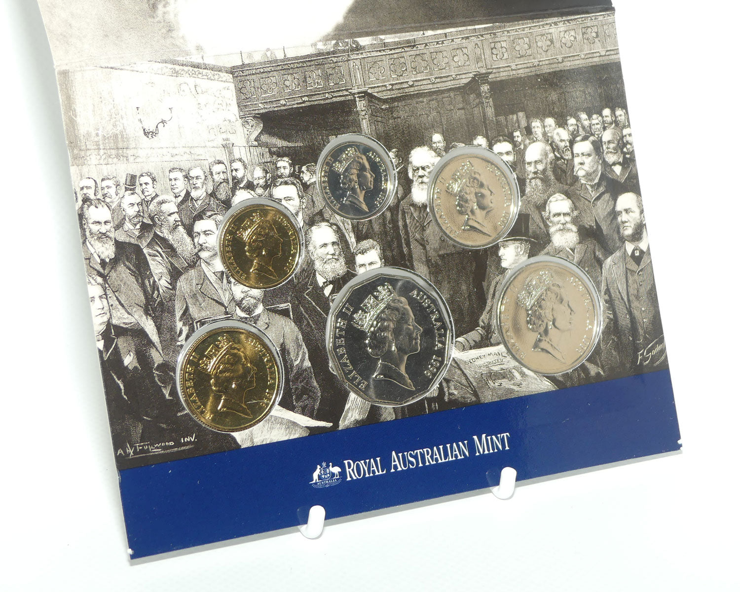 RAM 1996 Uncirculated Coin Set | Featuring Sir Henry Parkes Father of Federation $1 coin