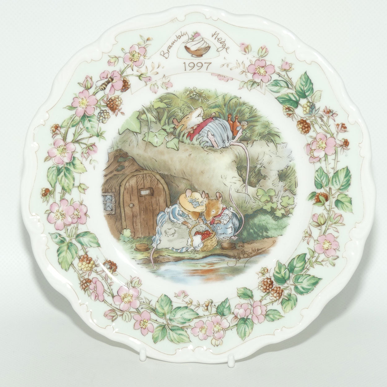 Royal Doulton Brambly Hedge Giftware | Year Plates | 1997 | 20cm | boxed
