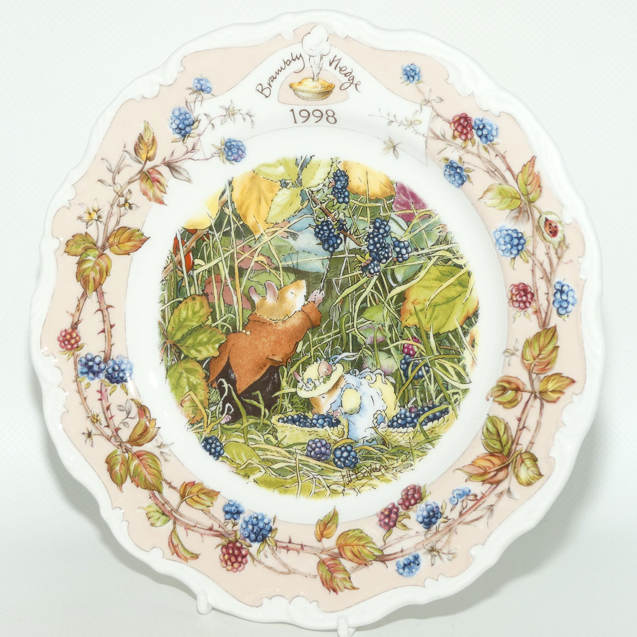 Royal Doulton Brambly Hedge Giftware | Year Plates | 1998 | 20cm | boxed | #2