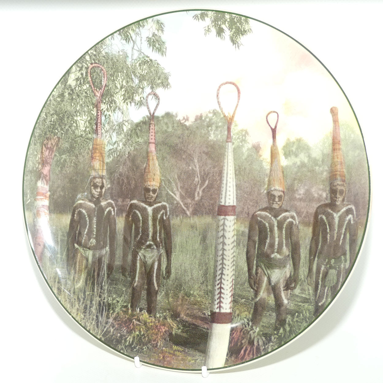 Royal Doulton Australian Views plate #1 | Aborigines in Corroboree Dress D6420