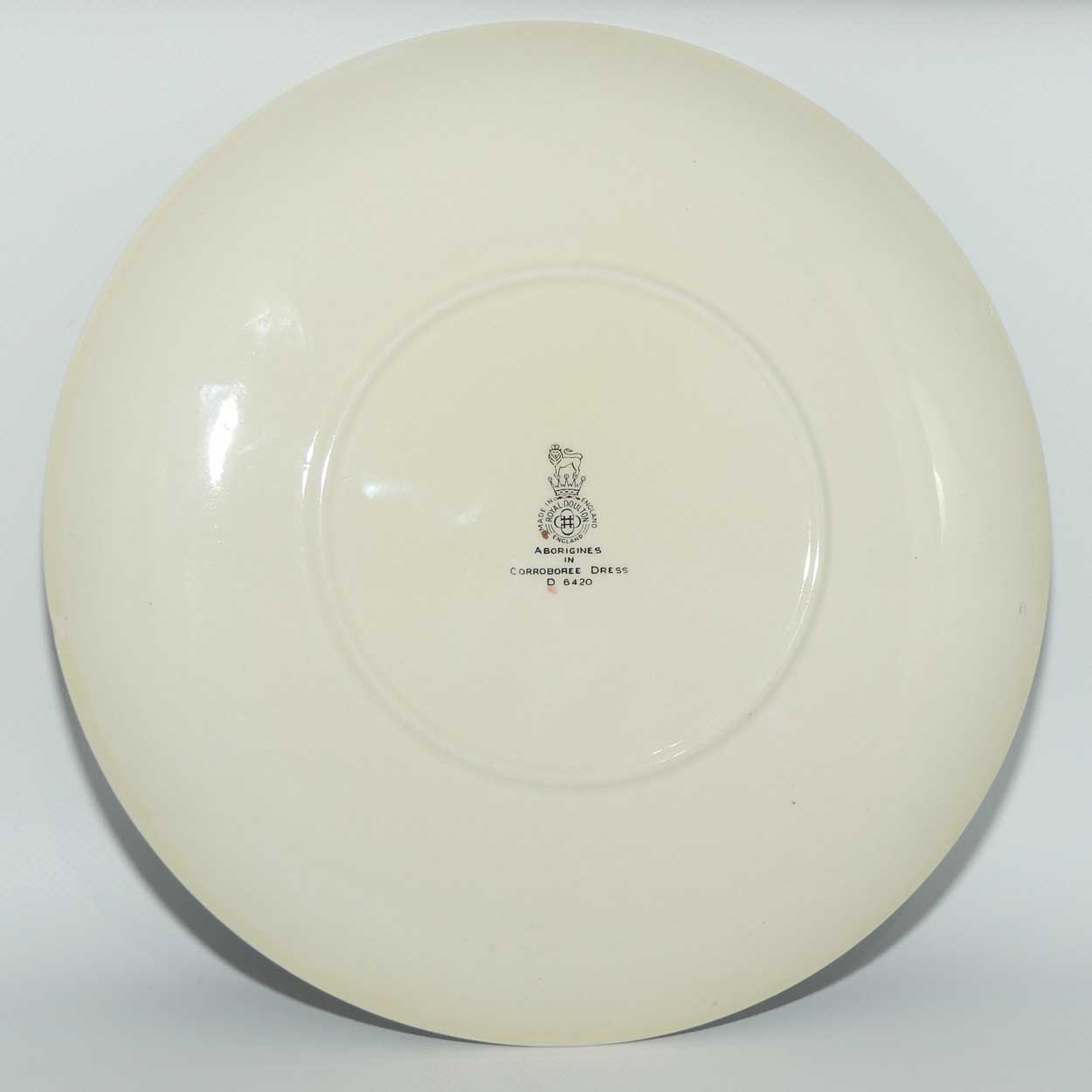 Royal Doulton Australian Views plate #1 | Aborigines in Corroboree Dress D6420