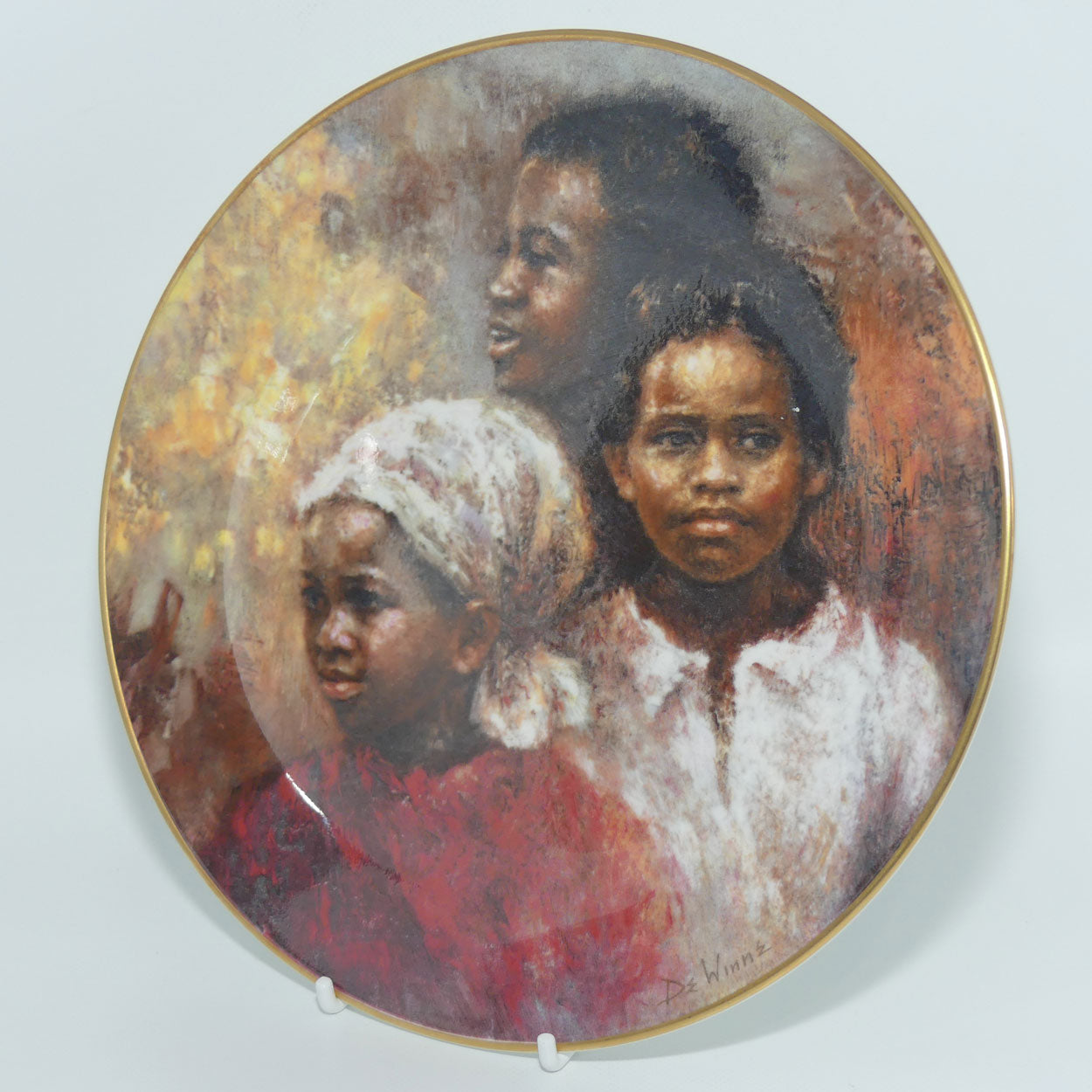 Royal Doulton Collectors International plate by Lisette De Winne #1 | A Brighter Day #2