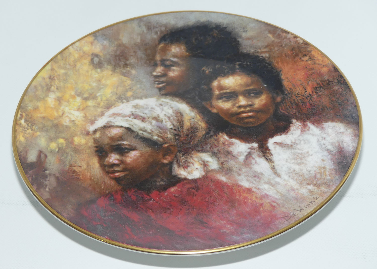 Royal Doulton Collectors International plate by Lisette De Winne #1 | A Brighter Day #2
