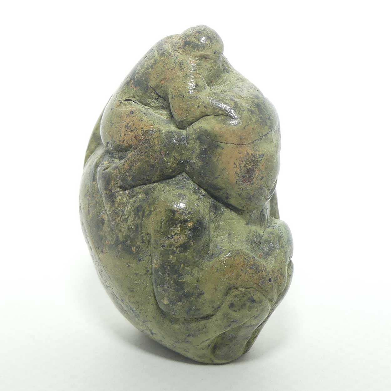 Carved Stone Monkeys | Mother and Baby