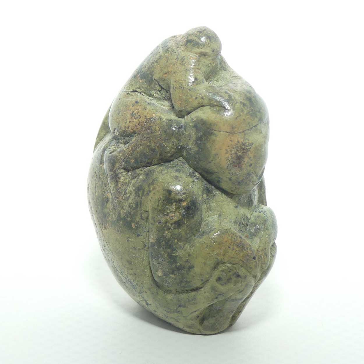 Carved Stone Monkeys | Mother and Baby