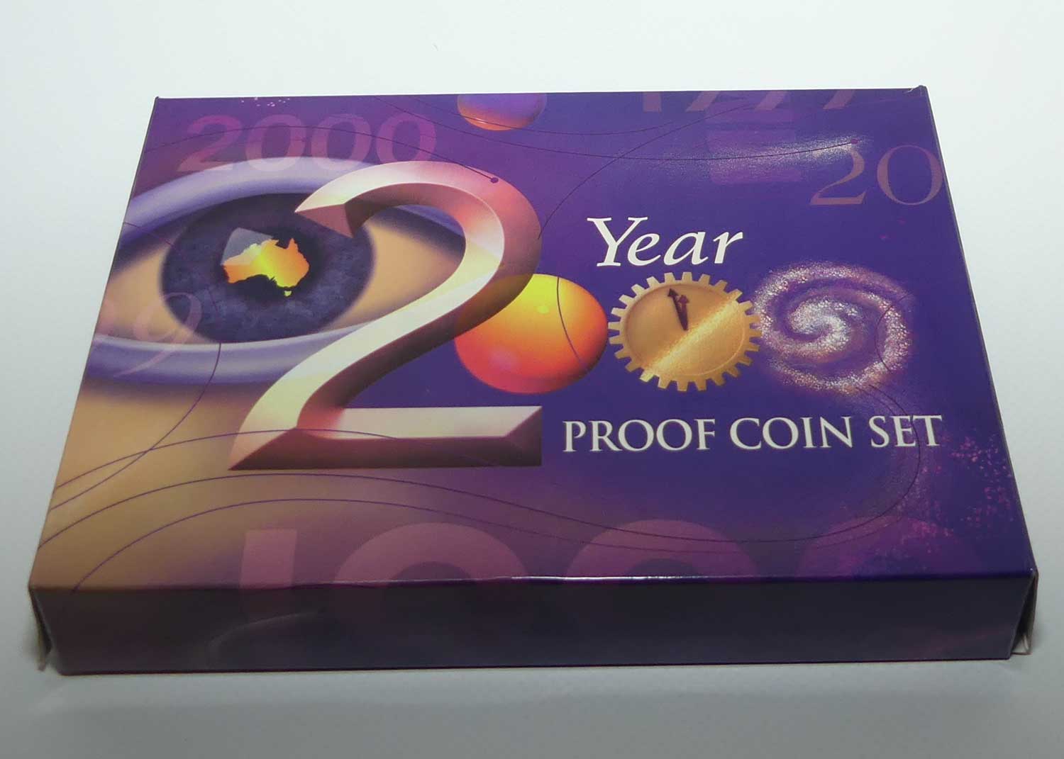 RAM 2000 Proof Set | Six Coin Set including Millennium National Flag coloured 50c