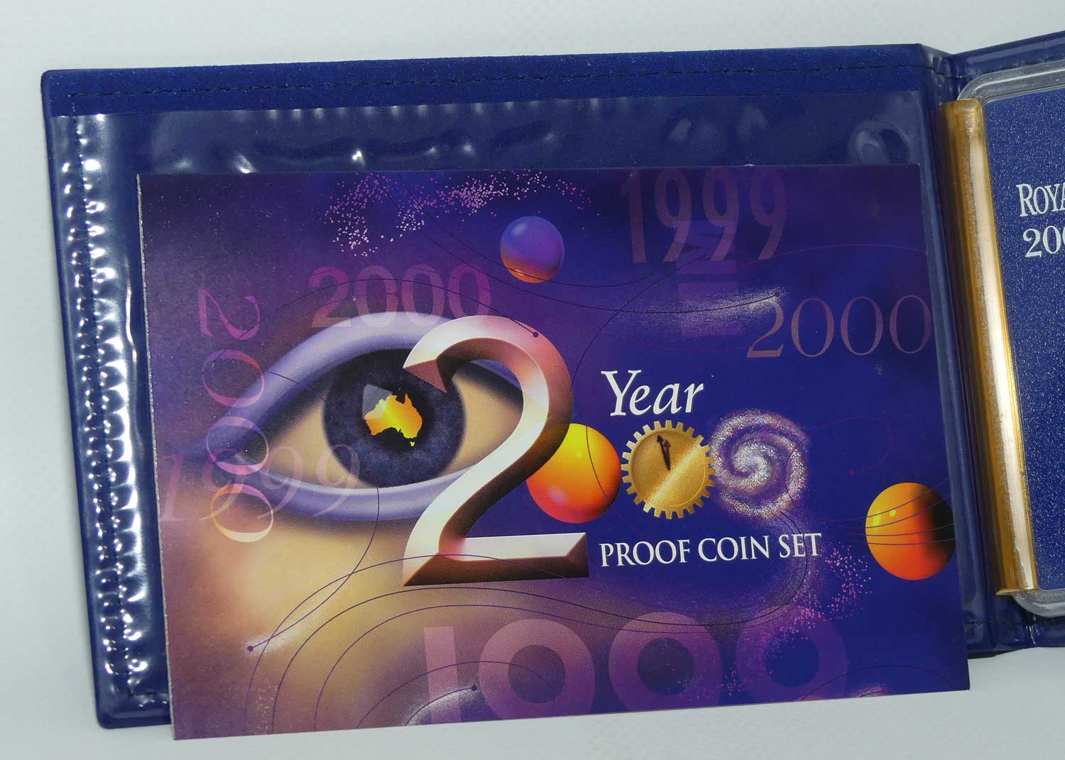 RAM 2000 Proof Set | Six Coin Set including Millennium National Flag coloured 50c