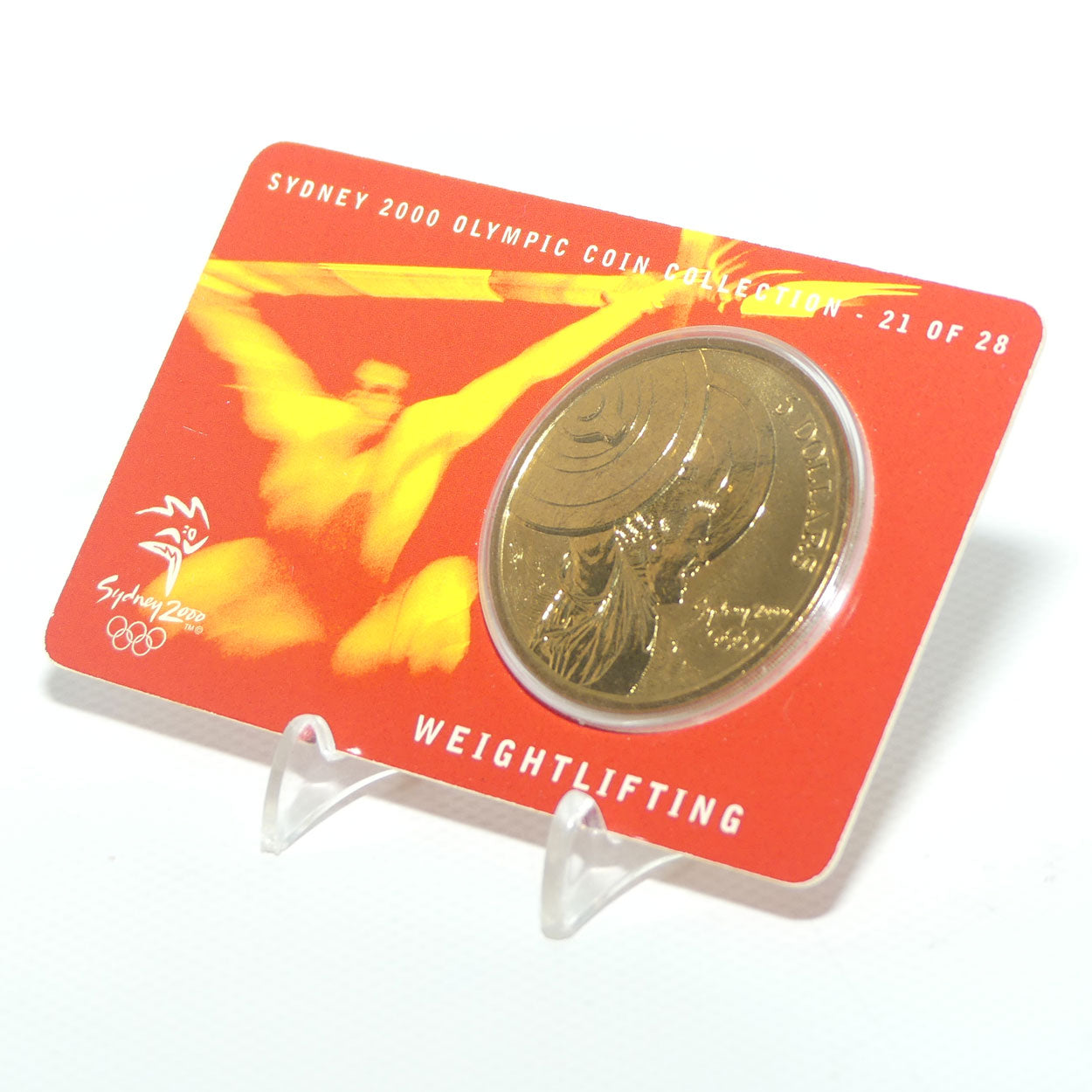 2000 RAM $5 Sydney 2000 Olympic Coin | #21 | Weightlifting | Uncirculated