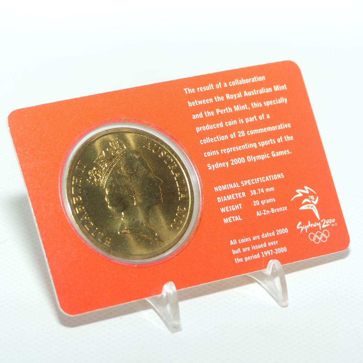 2000 RAM $5 Sydney 2000 Olympic Coin | #8 | Triathlon | Uncirculated