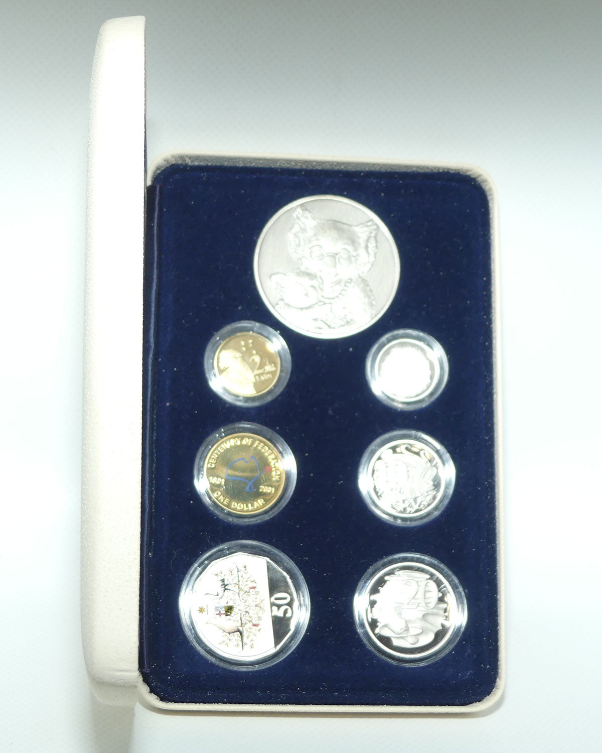 RAM 2001 Centenary of Federation Proof Set | Australian Baby Coin Set | Six Coin Set including Medallion