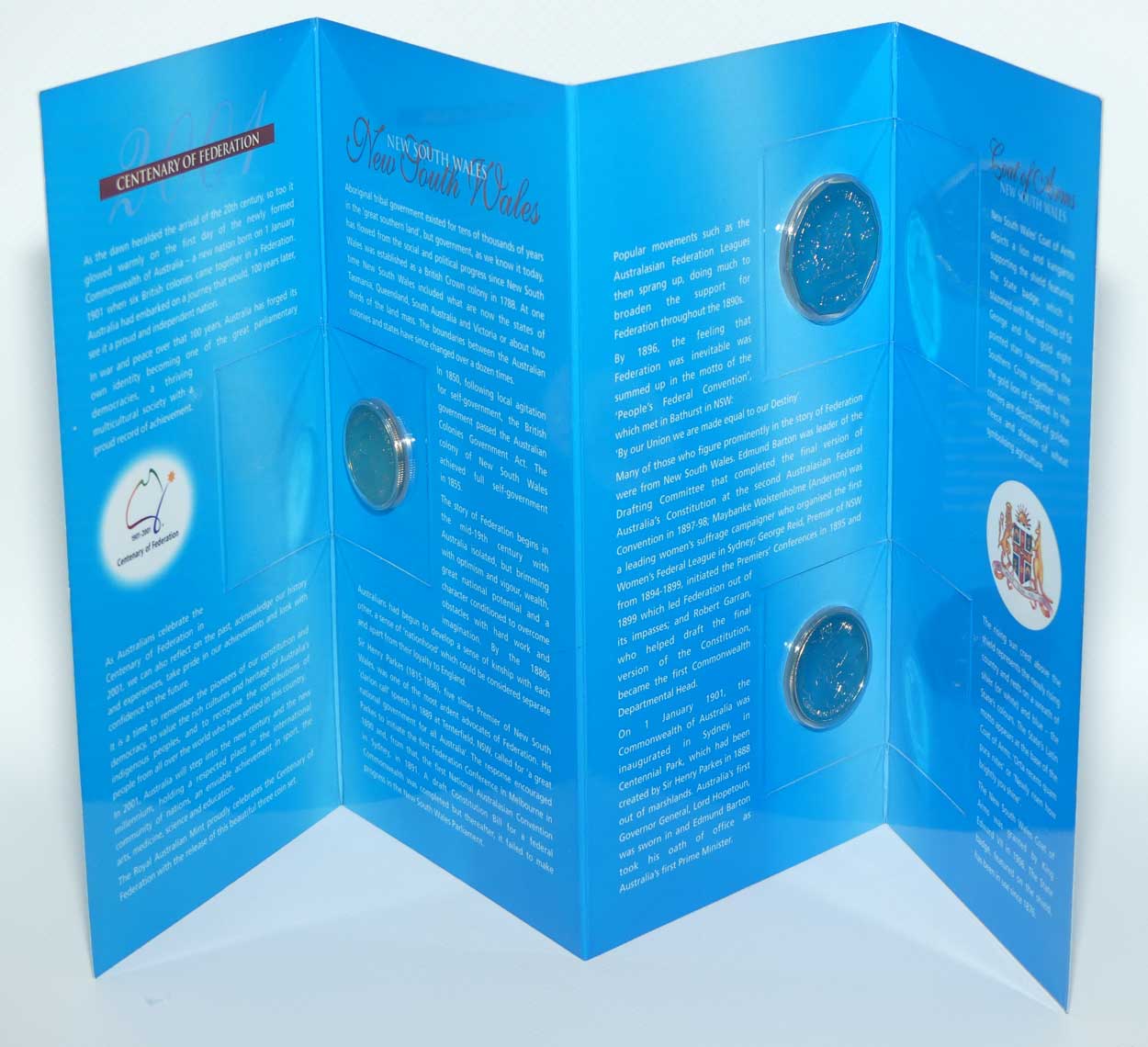 RAM 2001 Three Coin State Uncirculated set | Mint Set | New South Wales