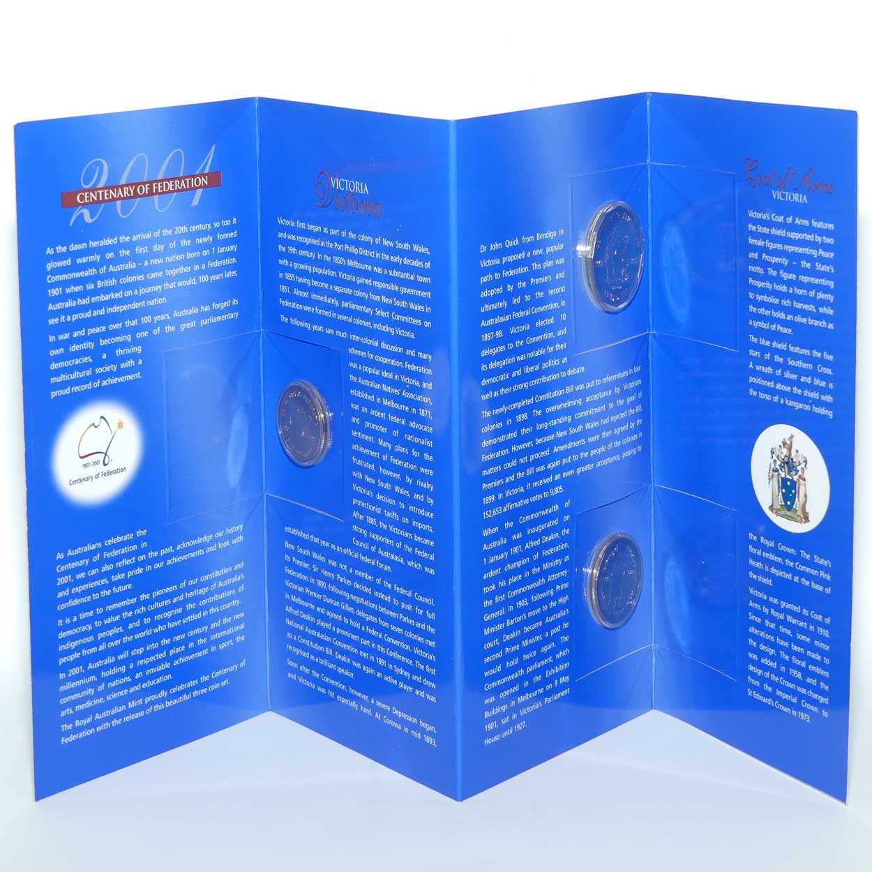 RAM 2001 Three Coin State Uncirculated set | Mint Set | Victoria | #1