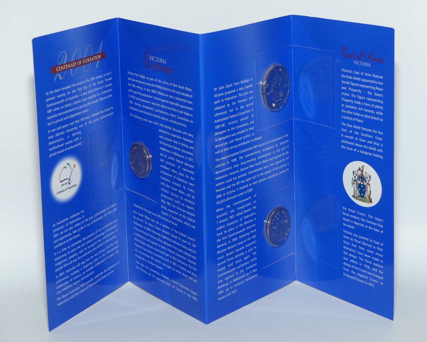 RAM 2001 Three Coin State Uncirculated set | Mint Set | Victoria | #2