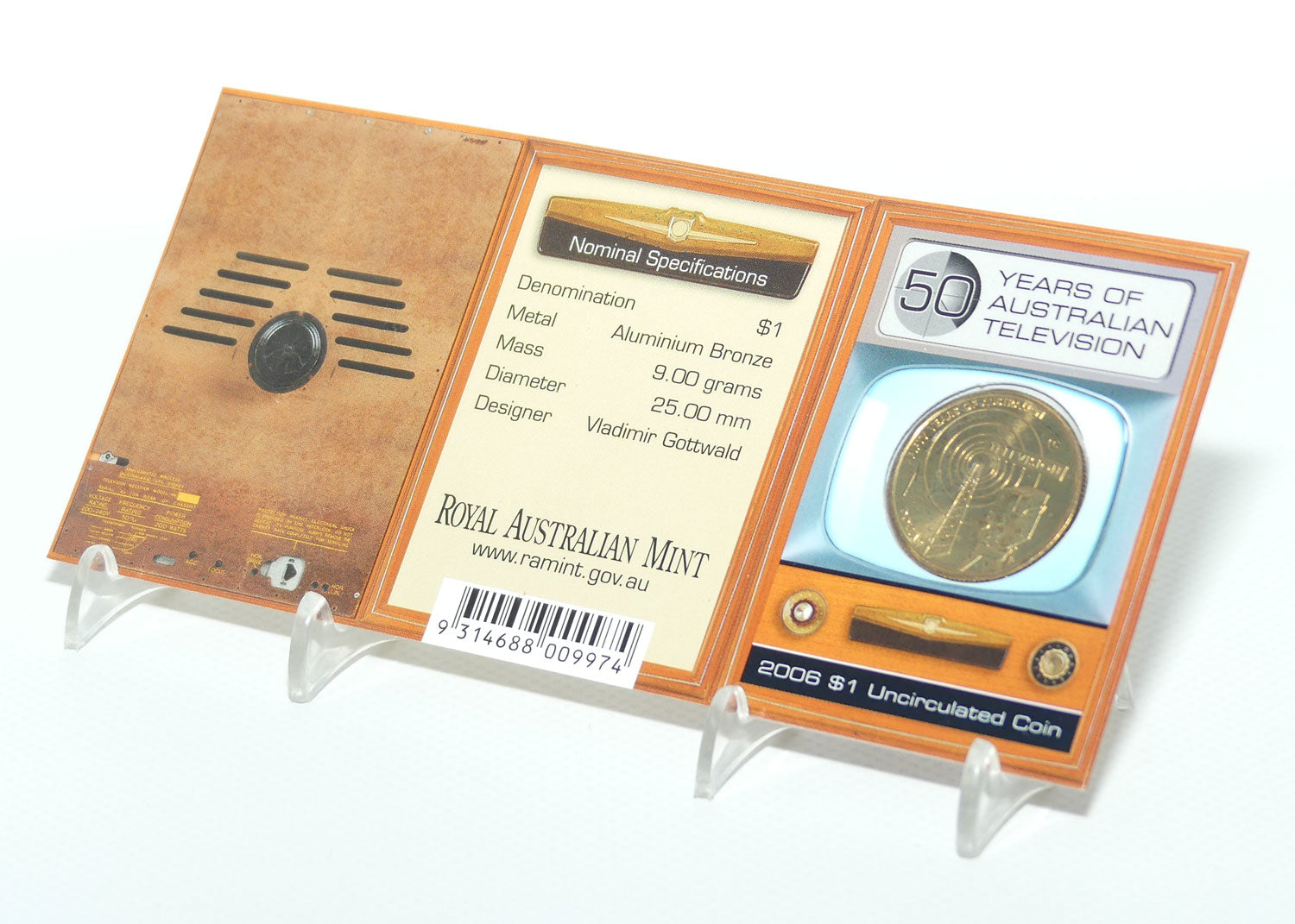 2006 RAM $1 50 Years of Television | C mintmark | Uncirculated