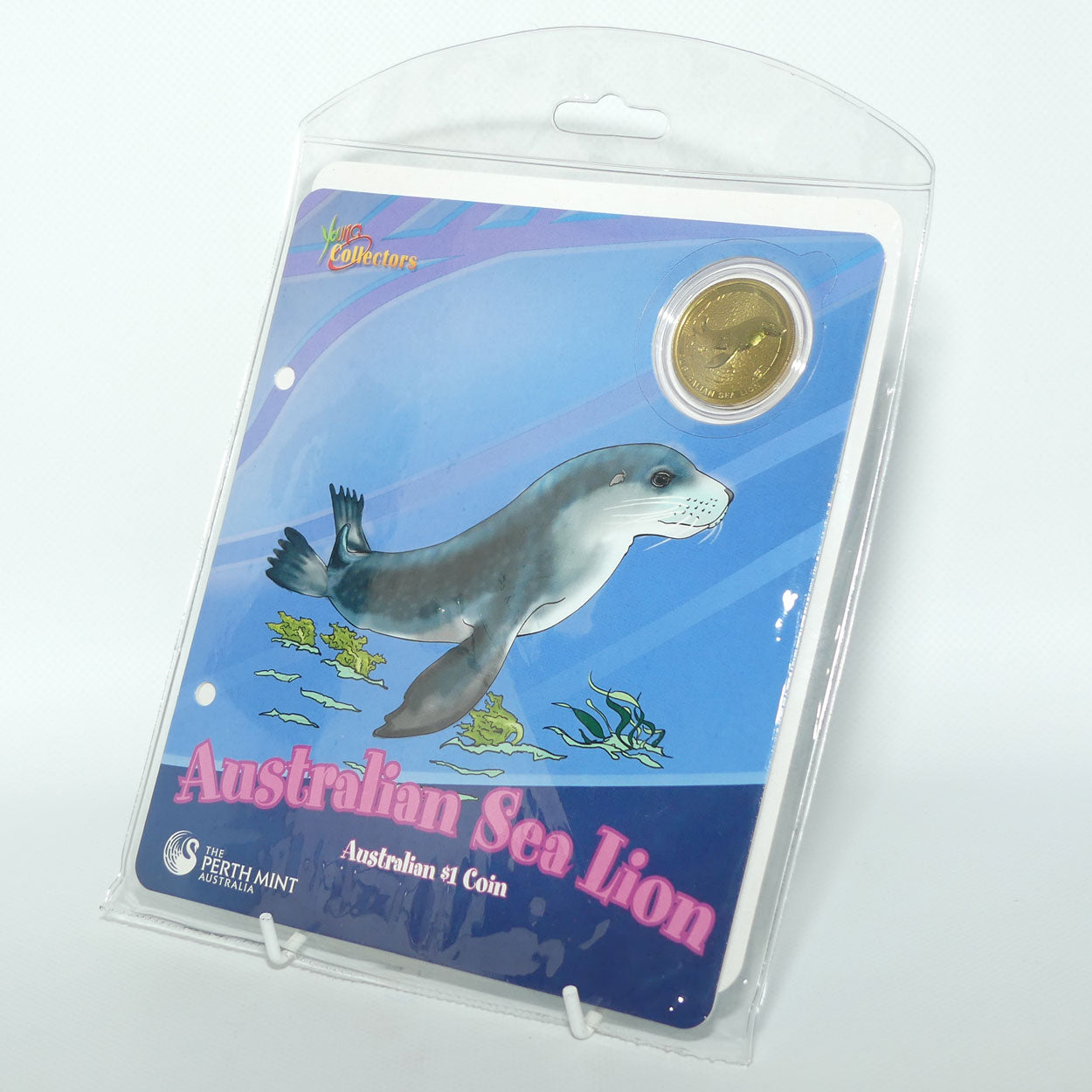 2008 Perth Mint Australian Animal $1 Coin | Young Collectors series | Australian Sea Lion | UNC