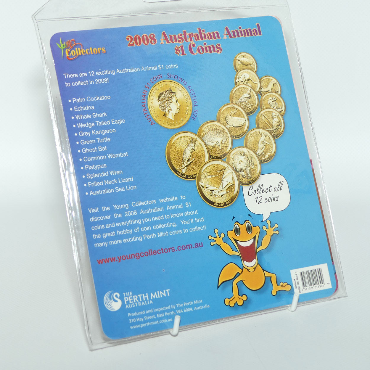 2008 Perth Mint Australian Animal $1 Coin | Young Collectors series | Wedge Tailed Eagle | UNC