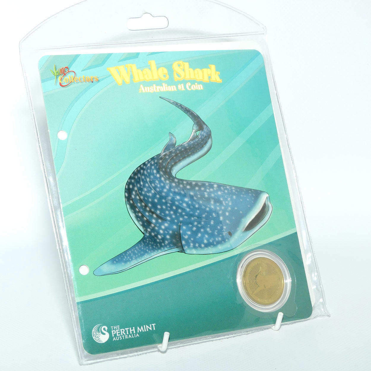 2008 Perth Mint Australian Animal $1 Coin | Young Collectors series | Whale Shark | UNC
