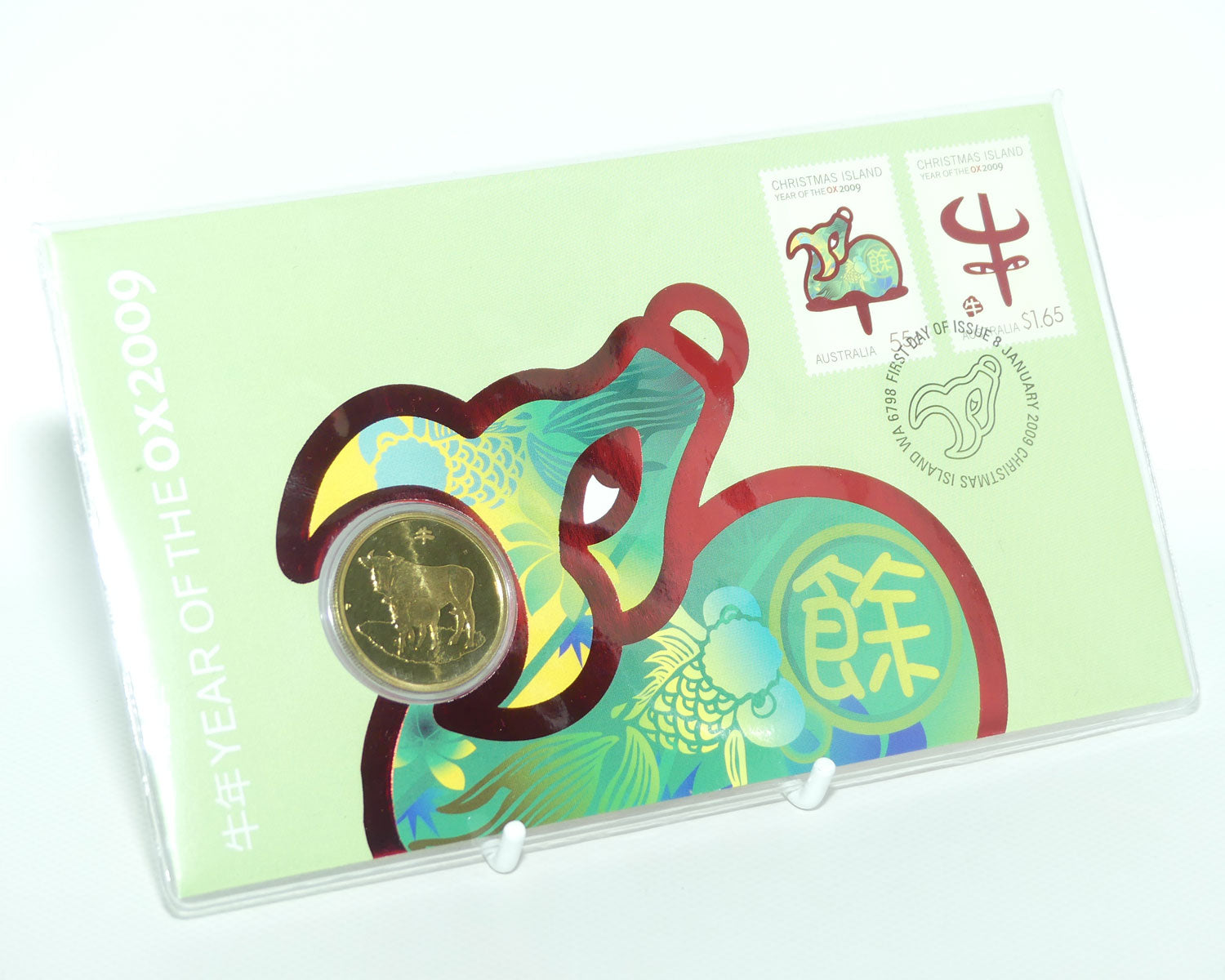 2009 RAM Australia Postal Numismatic Cover | Year of the Ox
