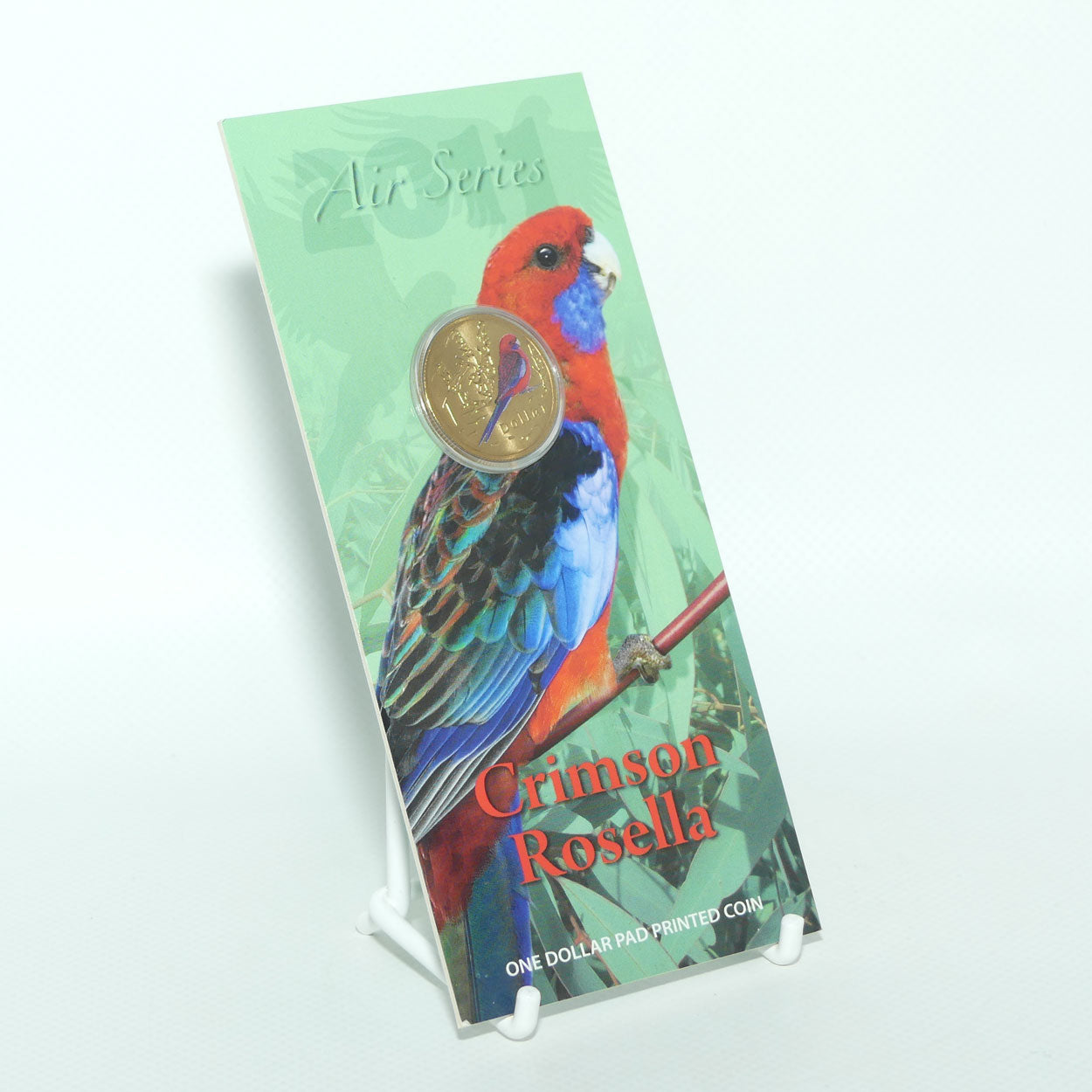 2011 RAM Australia Air Series pad printed Uncirculated $1 coin | Crimson Rosella