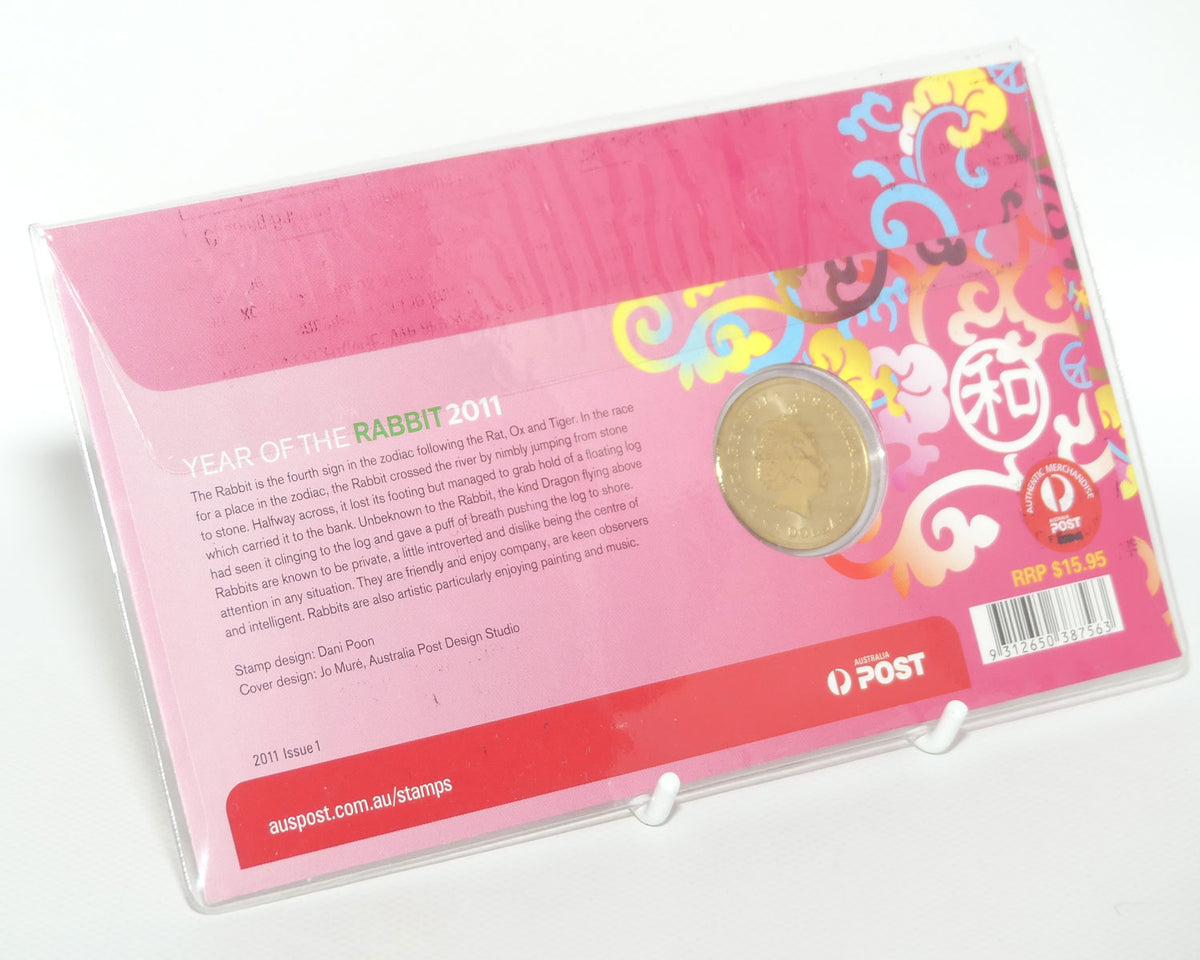 2011 Perth Mint Australia Postal Numismatic Cover | Year of the Rabbit
