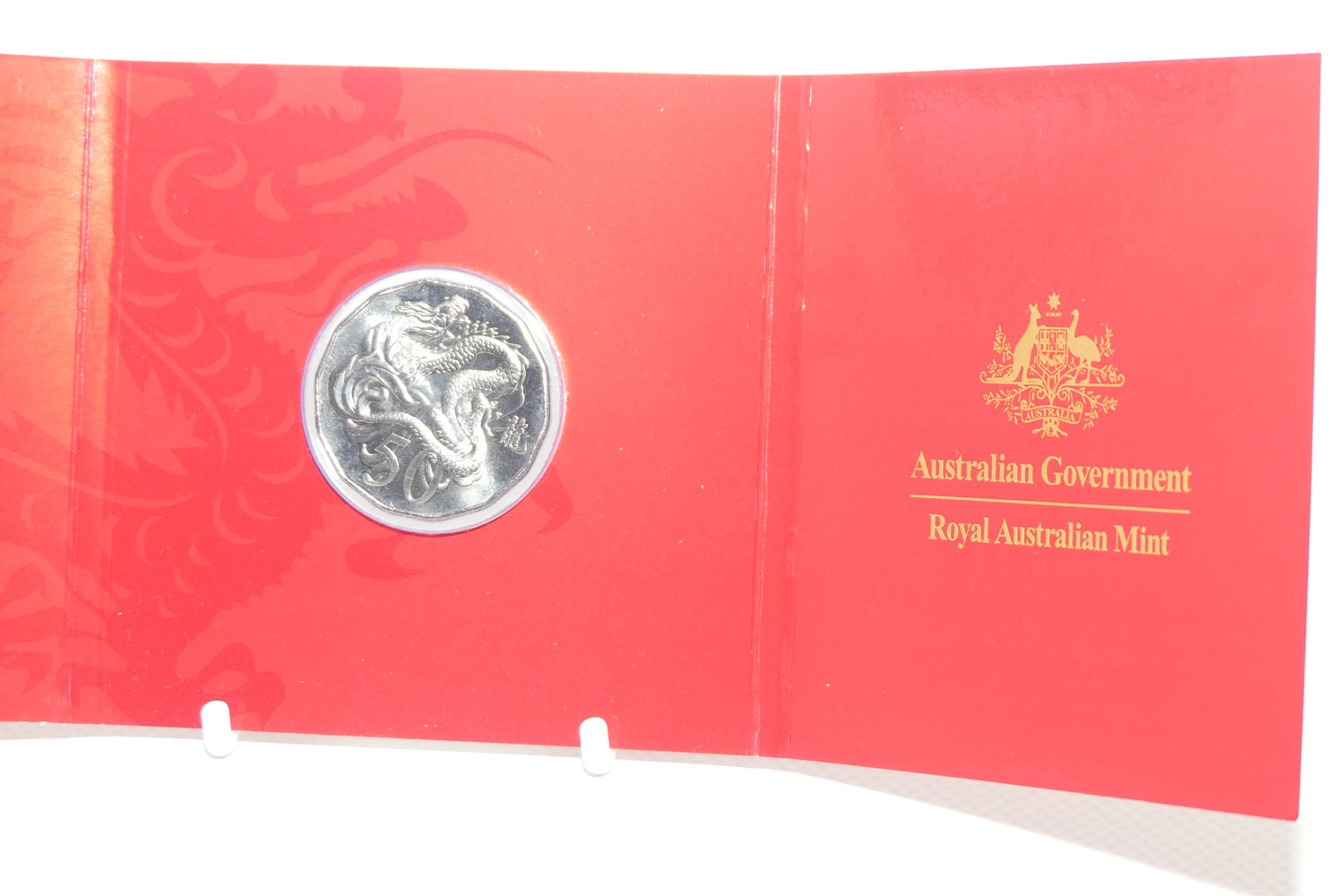 2012 RAM Australia Lunar Year of the Dragon | Tetra Decagon Series | Uncirculated 50c