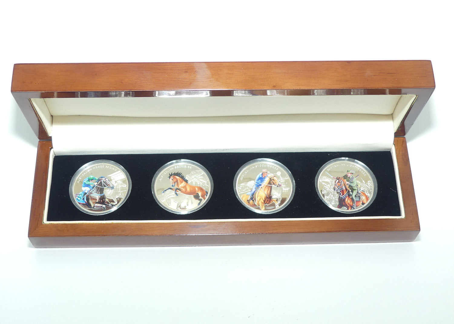 Niue Proof Silver Coin Set | 2014 Legendary Horses of Australia | 4 Coin set