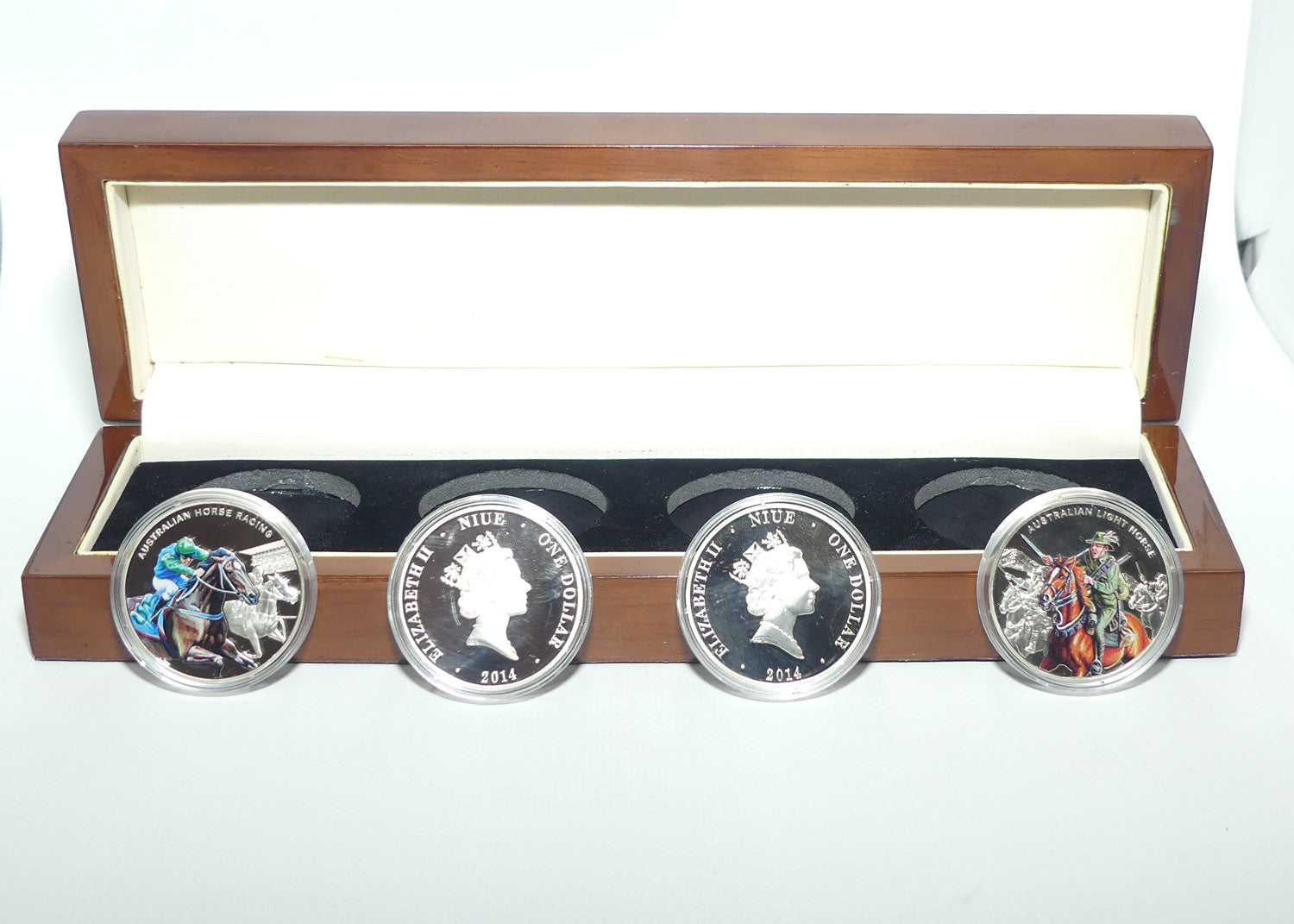 Niue Proof Silver Coin Set | 2014 Legendary Horses of Australia | 4 Coin set