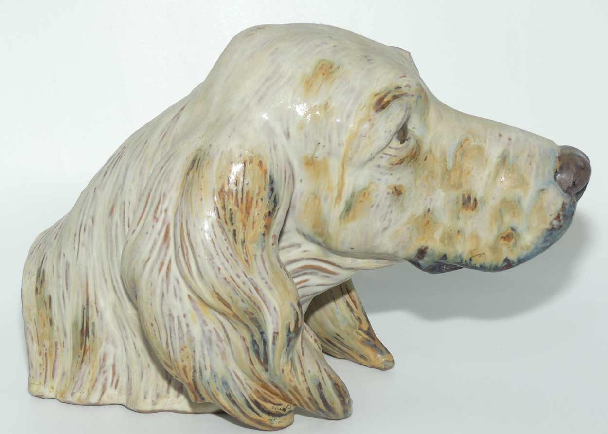 Lladro figure Setters Head (Gres) #2045