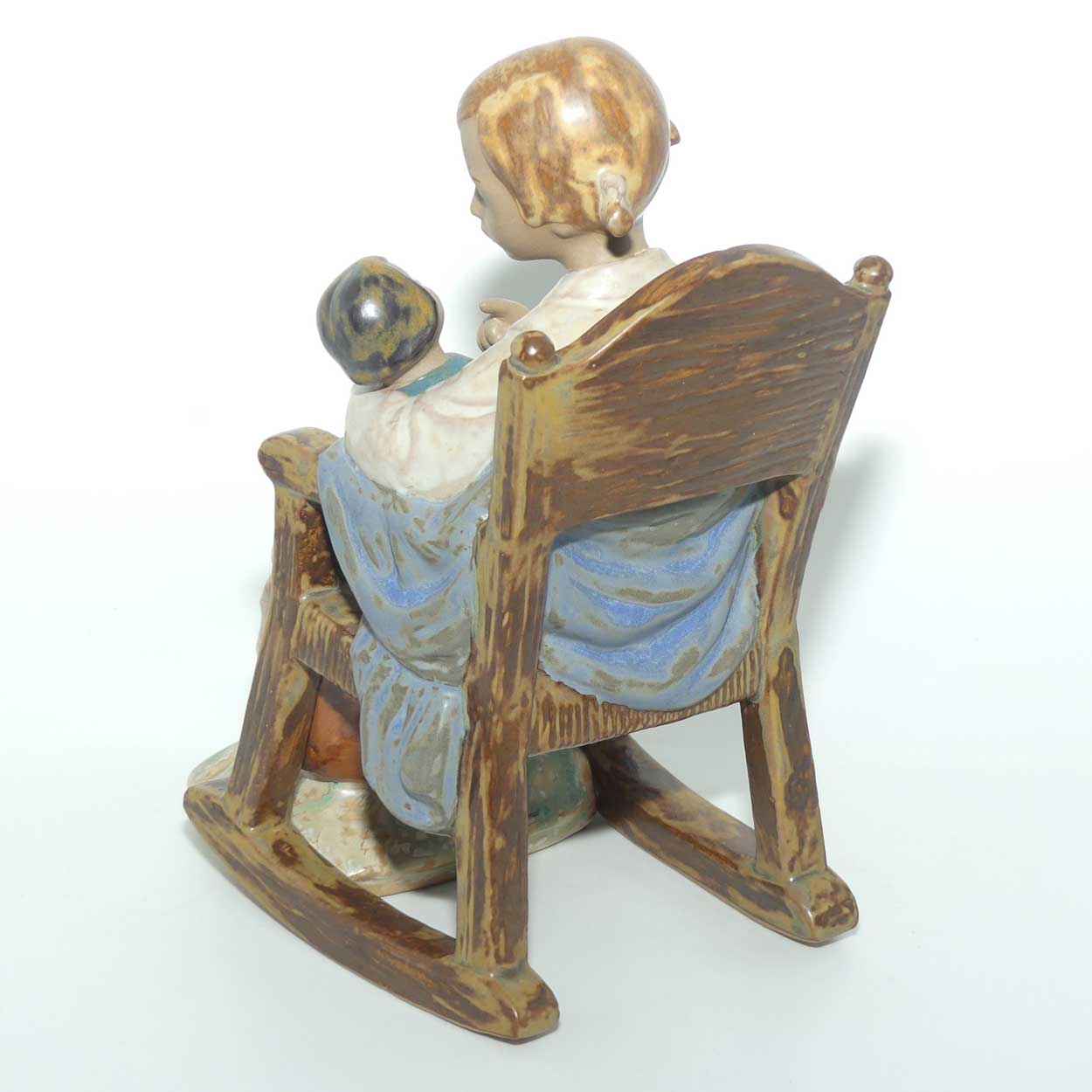 Lladro figure Girl in Rocking Chair (Gres) #2089