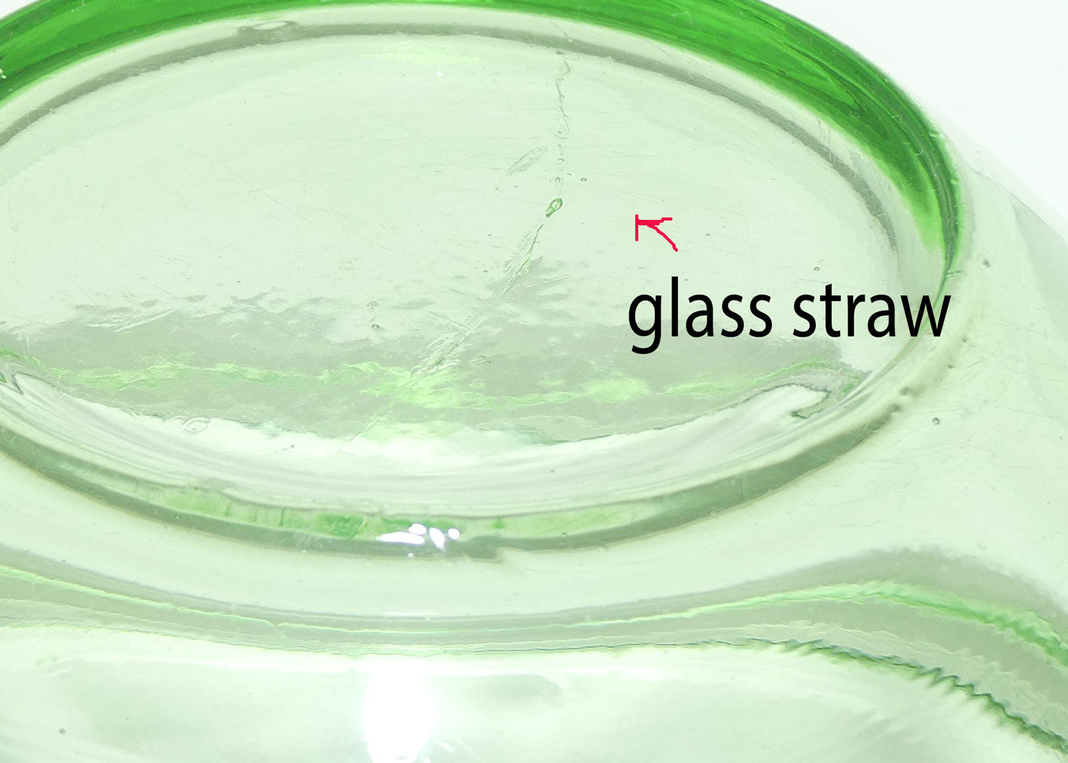 Green Depression Glass mixing bowl | 20cm diam