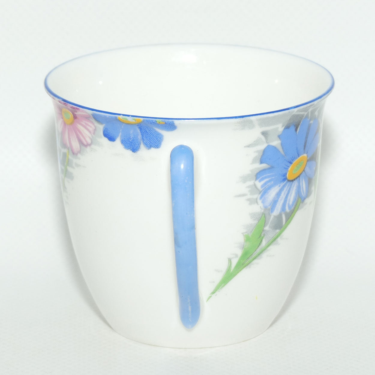 Shelley Strand shape Blue and Pink Daisy pattern trio | Z12216