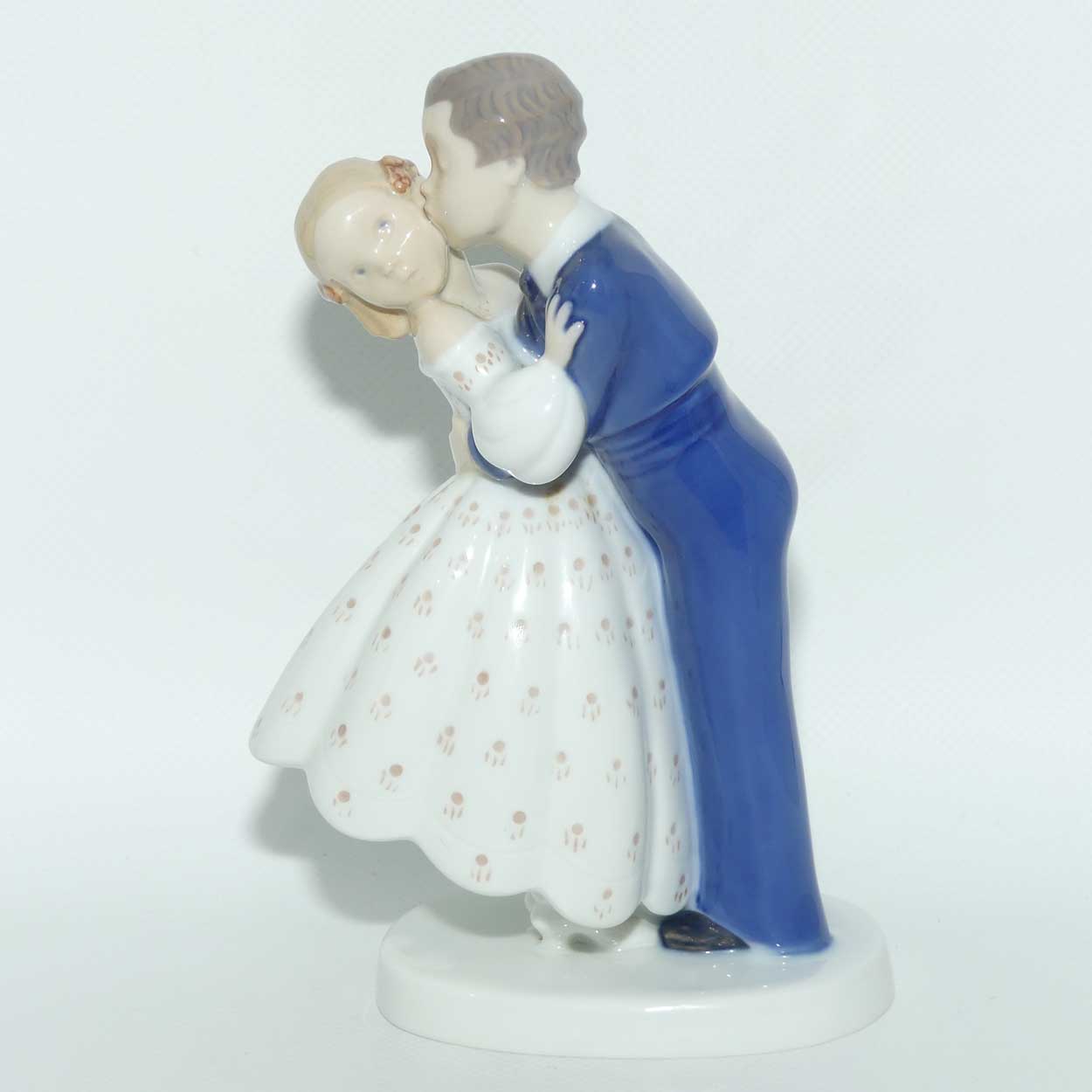 Bing and Grondahl Youthful Boldness | Boy Stealing a Kiss | #2162