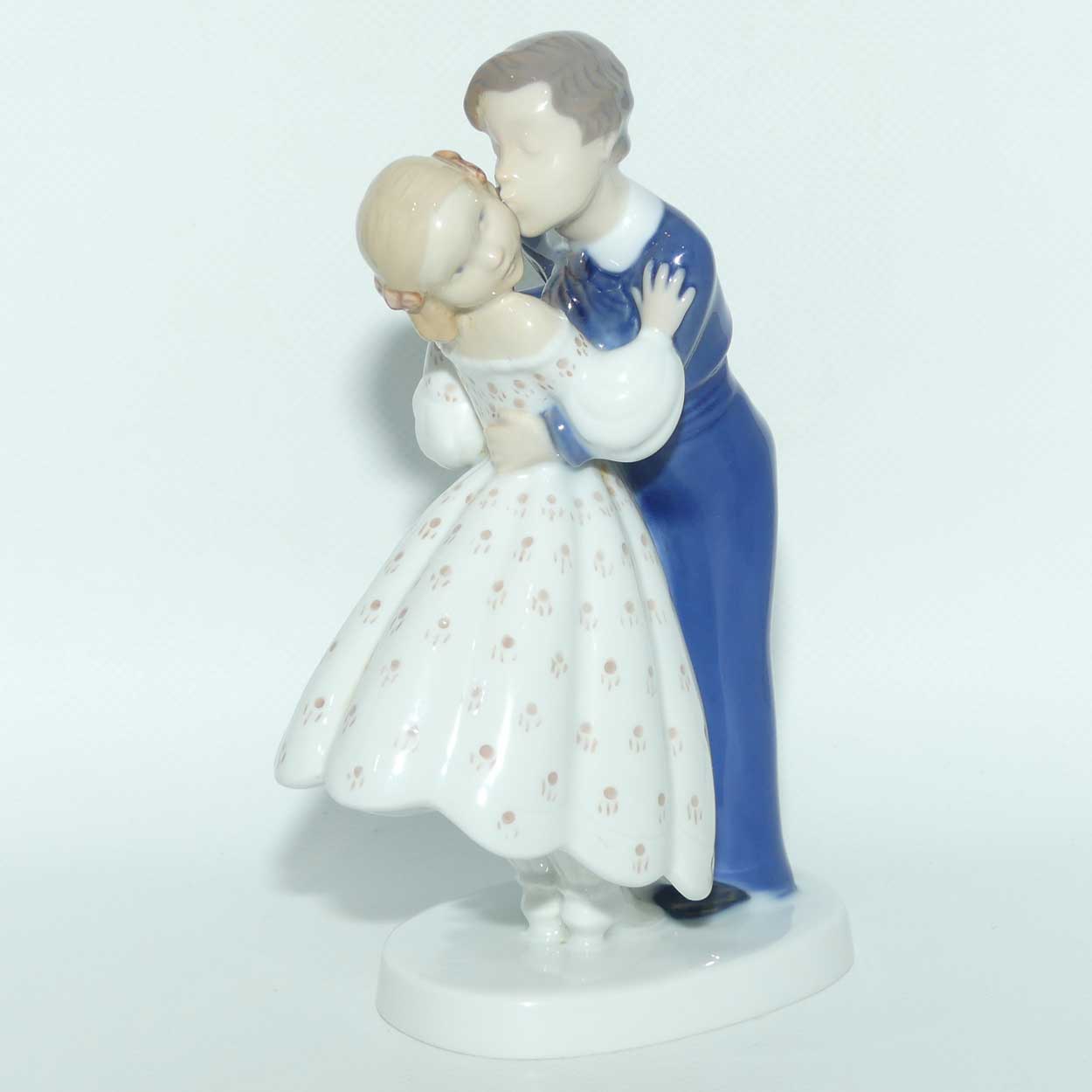 Bing and Grondahl Youthful Boldness | Boy Stealing a Kiss | #2162