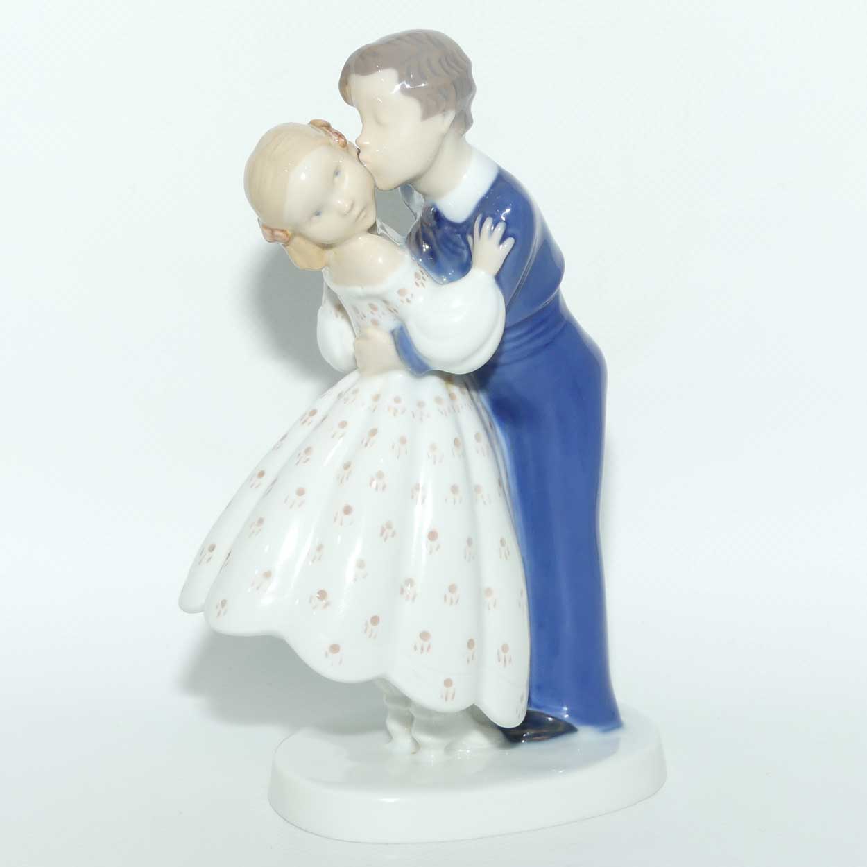 Bing and Grondahl Youthful Boldness | Boy Stealing a Kiss | #2162