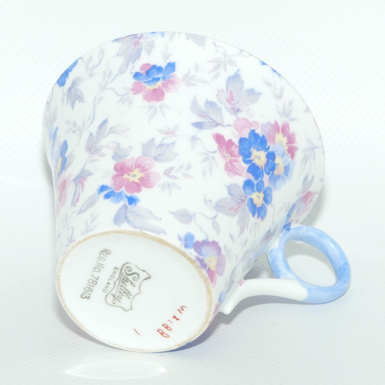 Shelley Regent shape Davies Pink Blue and Grey trio | 2188