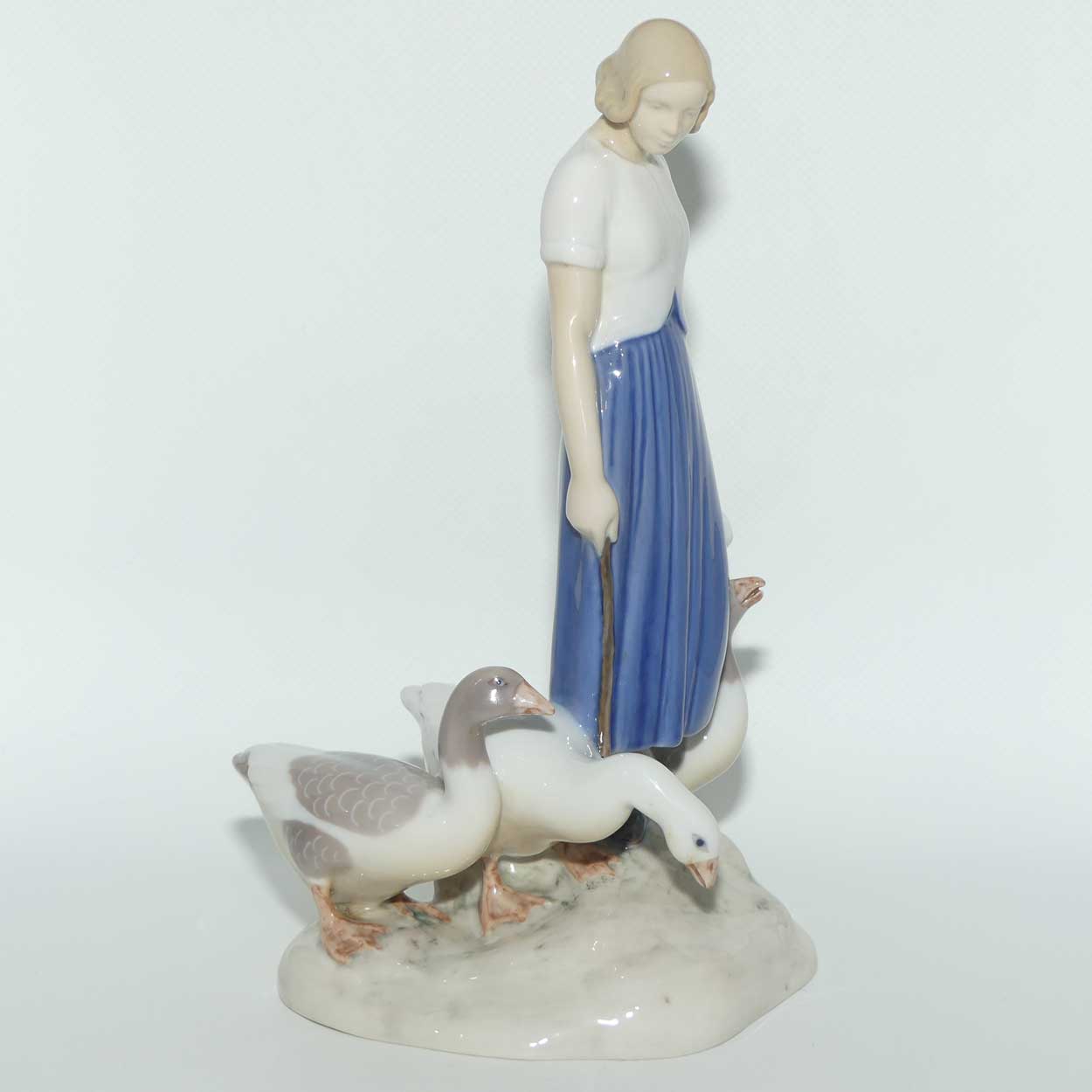 Bing and Grondahl figure | Farm Girl with Geese | #2254