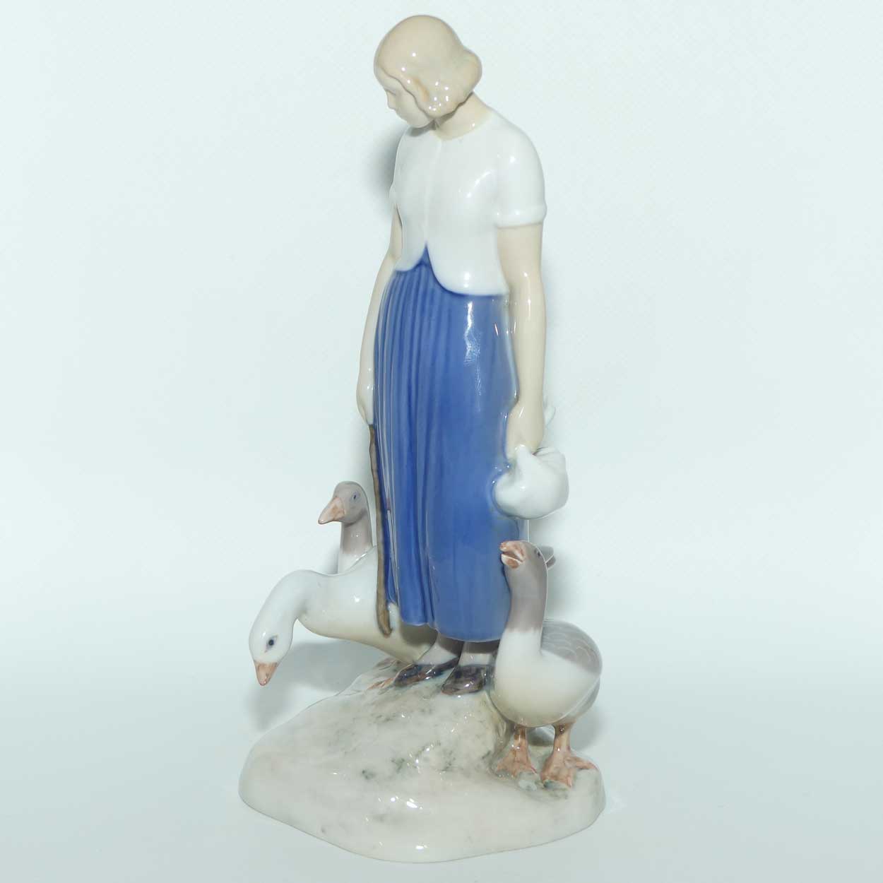Bing and Grondahl figure | Farm Girl with Geese | #2254