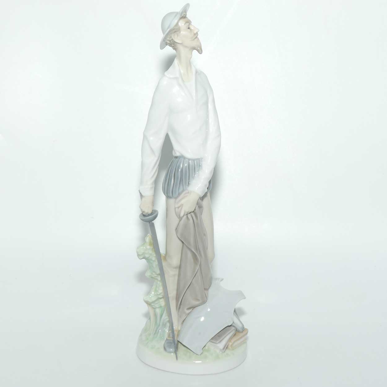 Lladro figure Don Quixote Standing Up | Long Sword | #1 | #2265