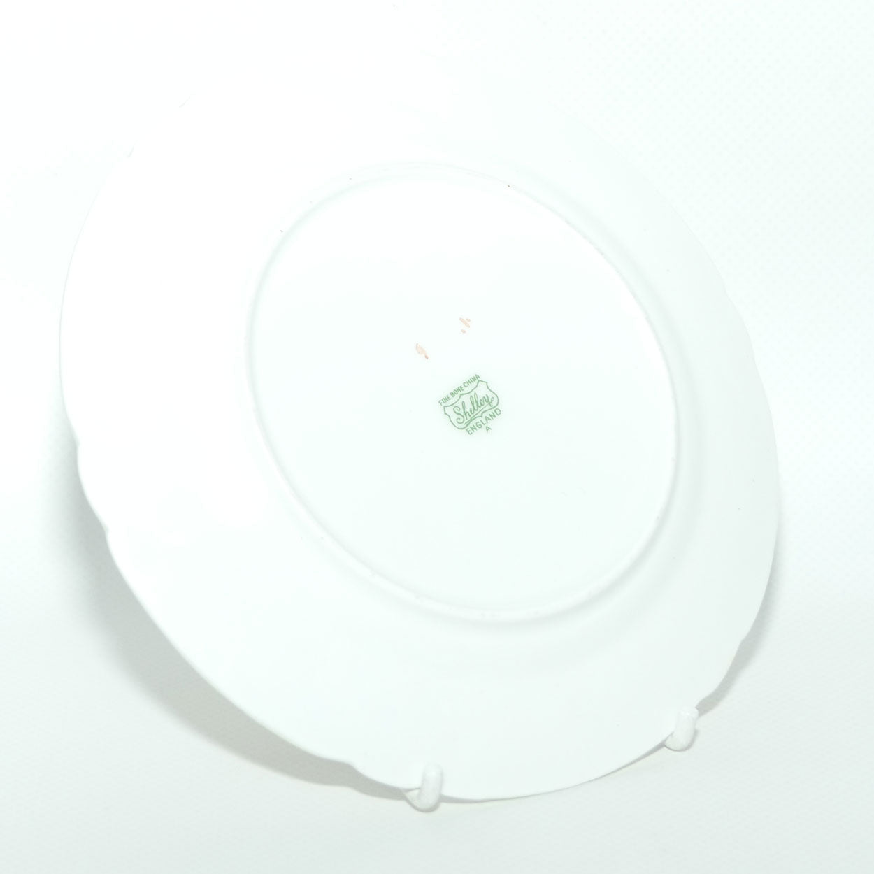 Shelley Ripon shape Hulmes Dresden and Roses pattern trio | Green | 2302