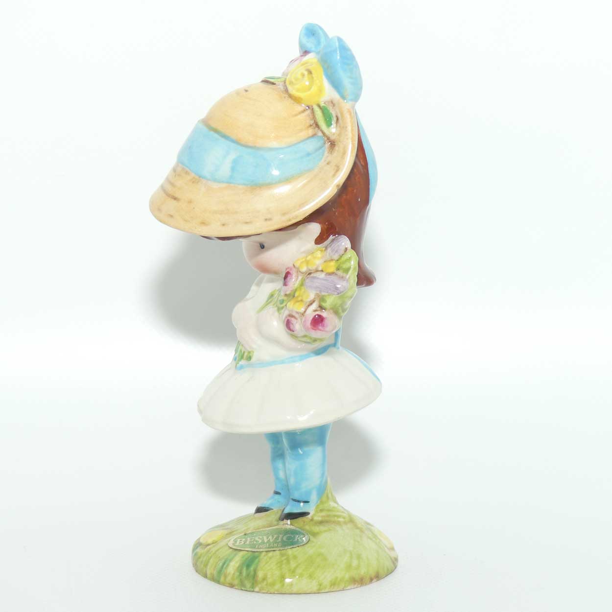 #2317 Beswick England Joan Walsh Anglund | Anglund Girl with Flowers