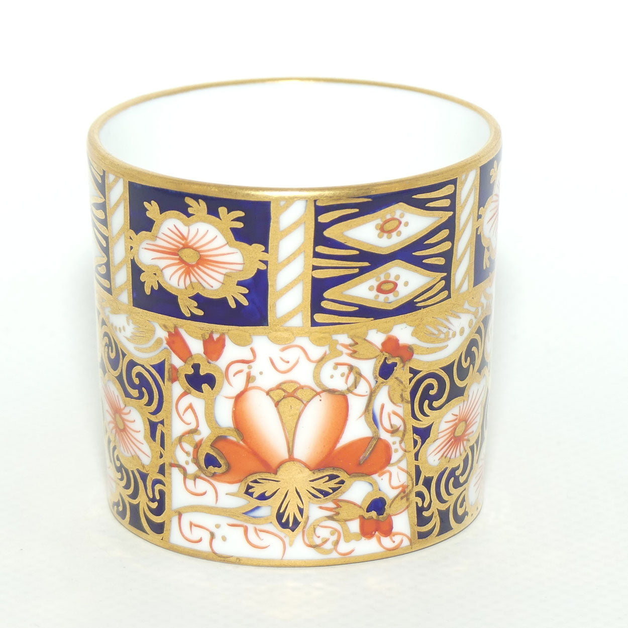 Royal Crown Derby Traditional Imari demi tasse coffee duo #1 | c.1913