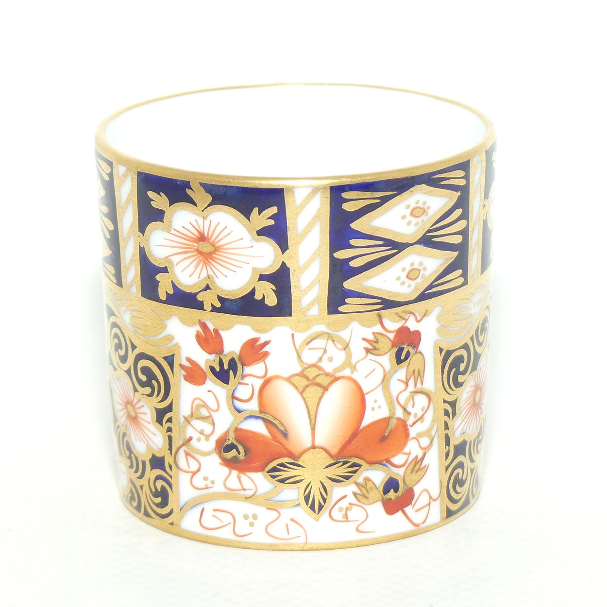 Royal Crown Derby Traditional Imari demi tasse coffee duo #2 | c.1912
