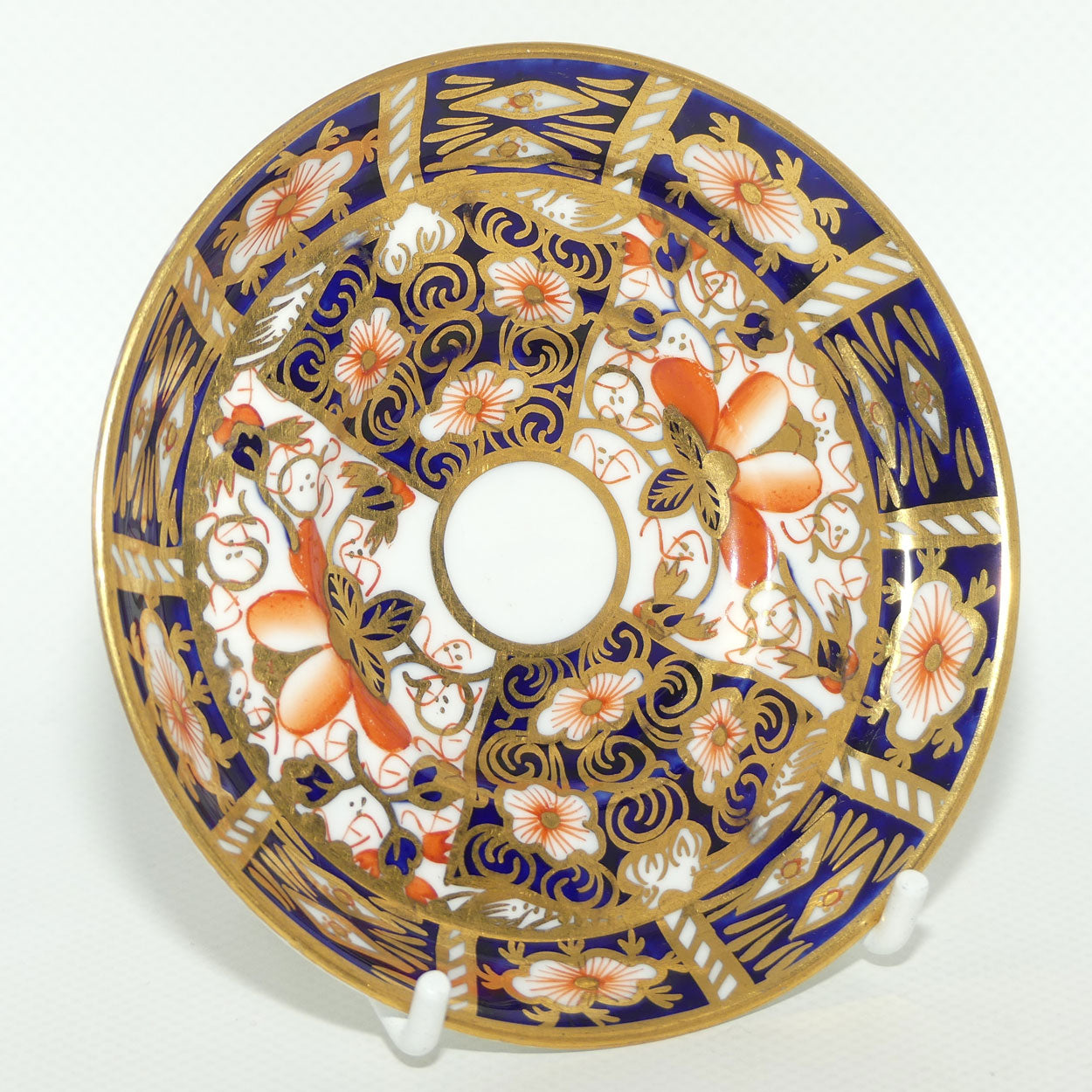 Royal Crown Derby Traditional Imari demi tasse coffee duo #3 | c.1913