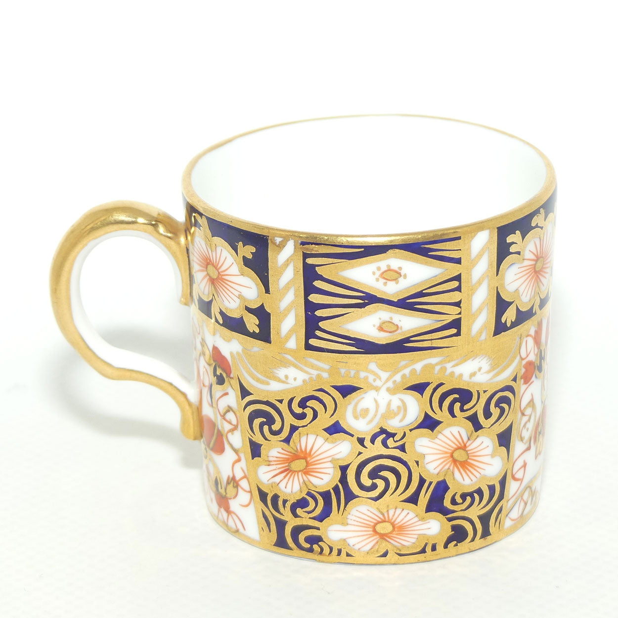 Royal Crown Derby Traditional Imari demi tasse coffee duo #4 | c.1913