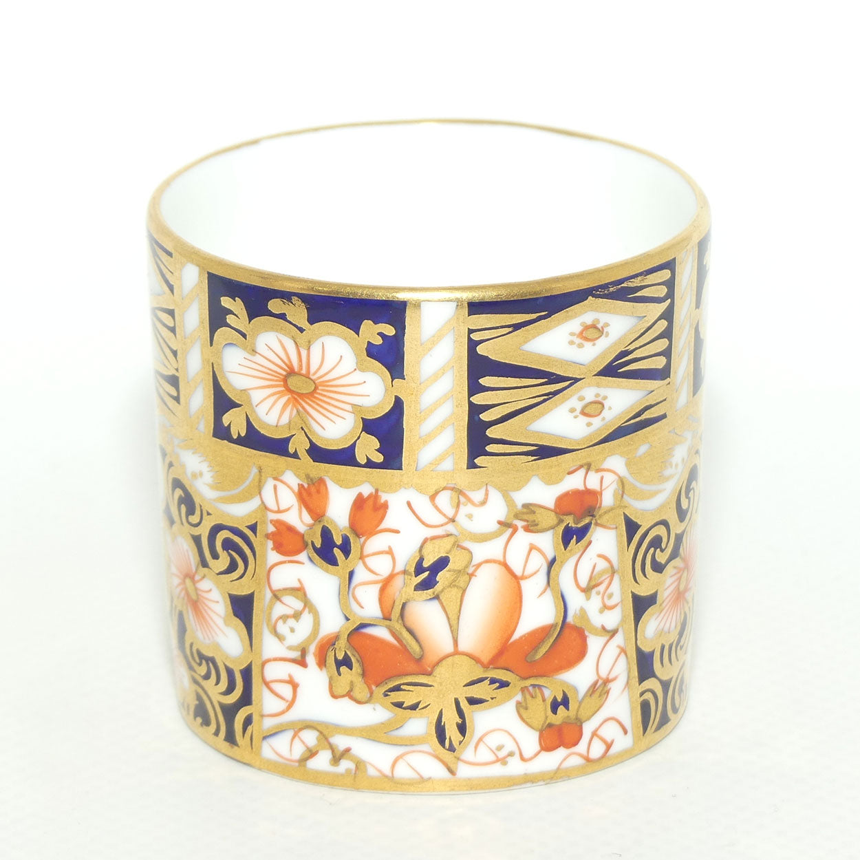 Royal Crown Derby Traditional Imari demi tasse coffee duo #4 | c.1913