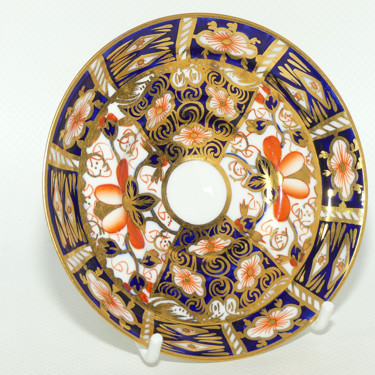 Royal Crown Derby Traditional Imari demi tasse coffee duo #4 | c.1913