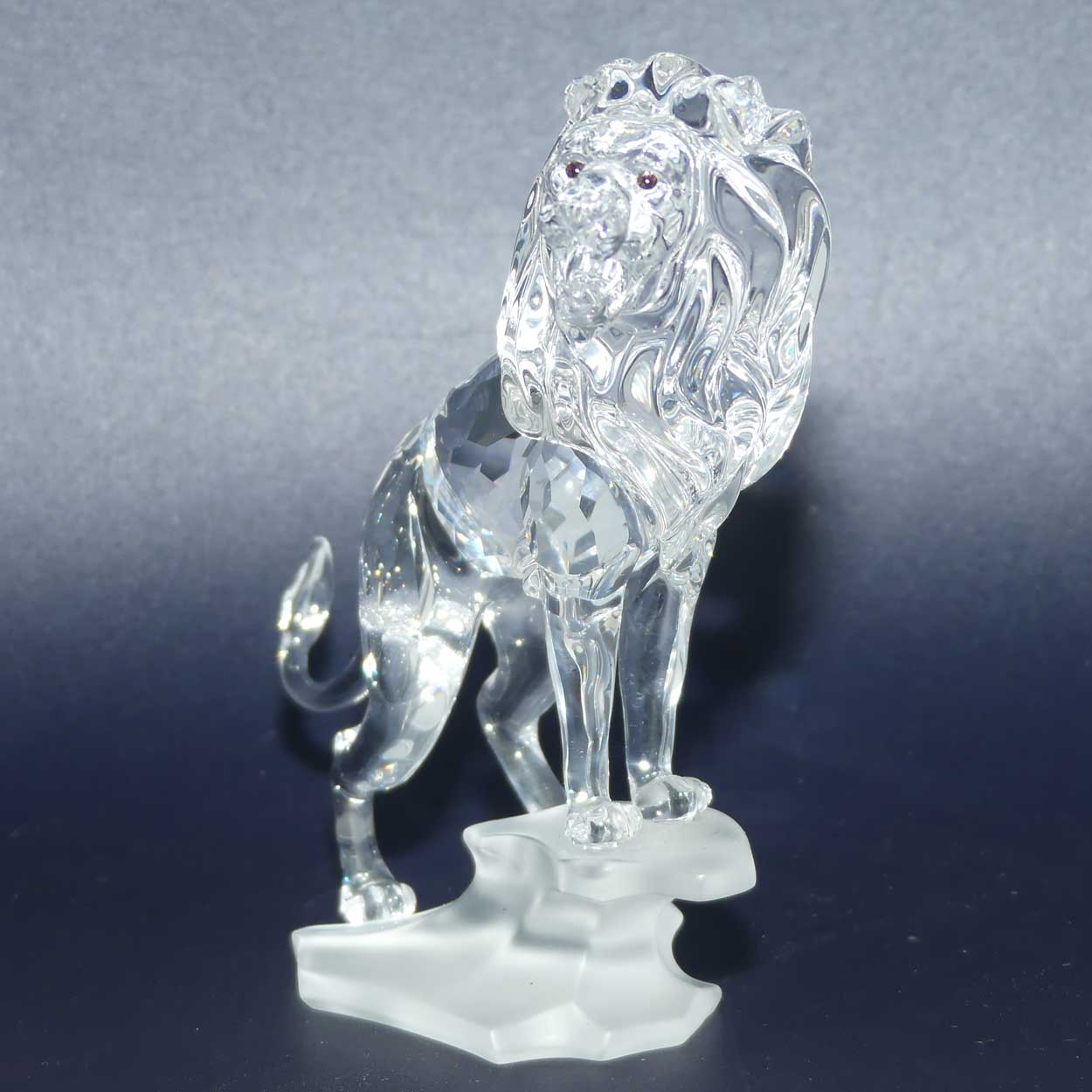 Swarovski Crystal #269377 | Lion on a Rock | boxed