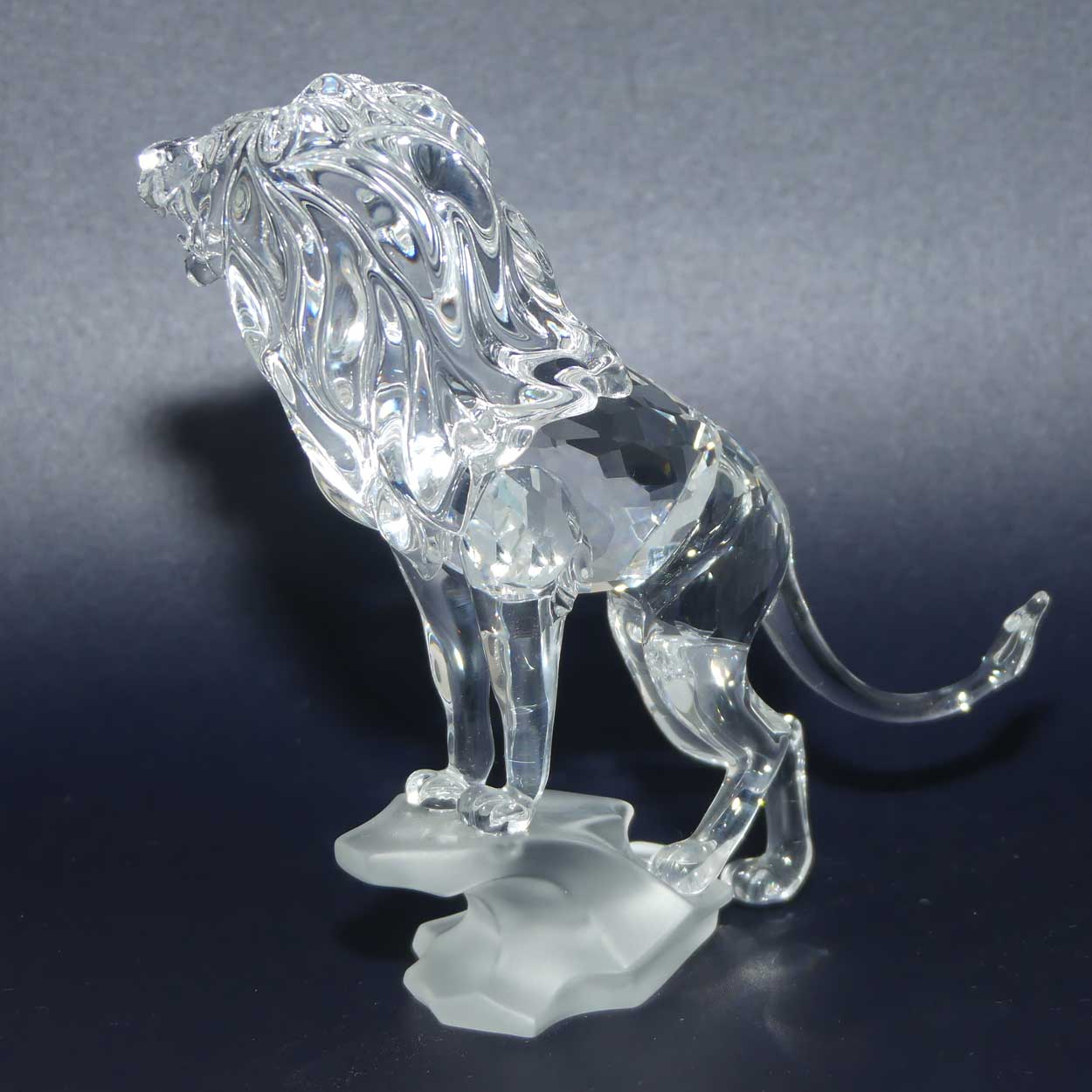 Swarovski Crystal #269377 | Lion on a Rock | boxed