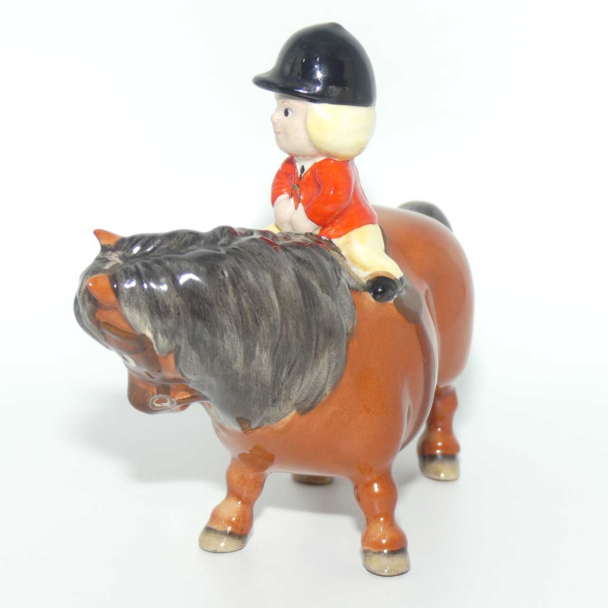 #2704B Beswick Thelwell An Angel on Horseback | Brown